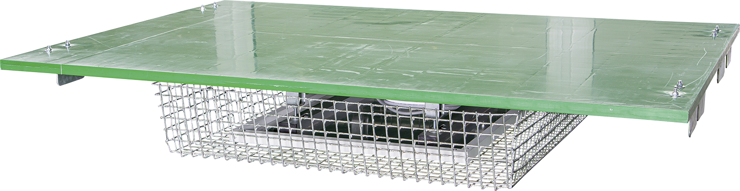 Abdeckung für Kälberbox, mit Wärmeplatte