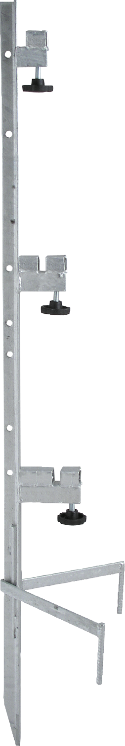 Spezial-Montagepfahl, für bis zu 3 Haspeln , Zaunhöhe bis 1,00 m