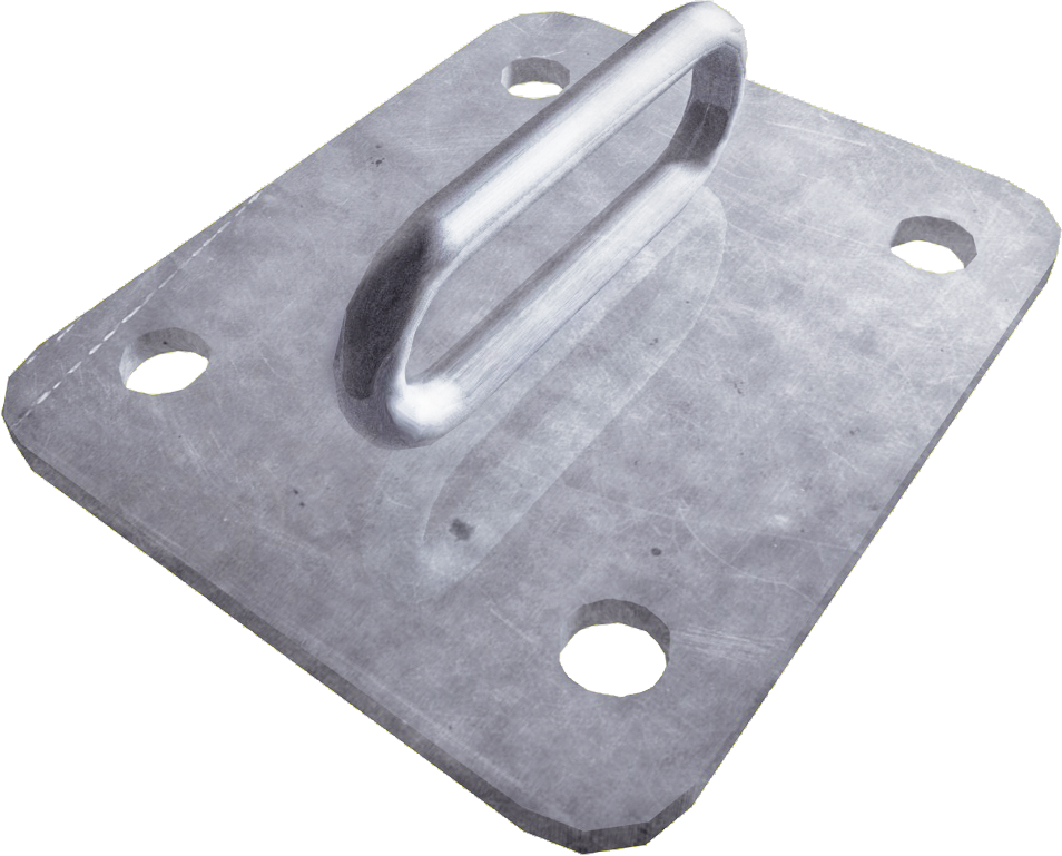 Halter für Nacken- und Nasengurt an Boden oder Wand