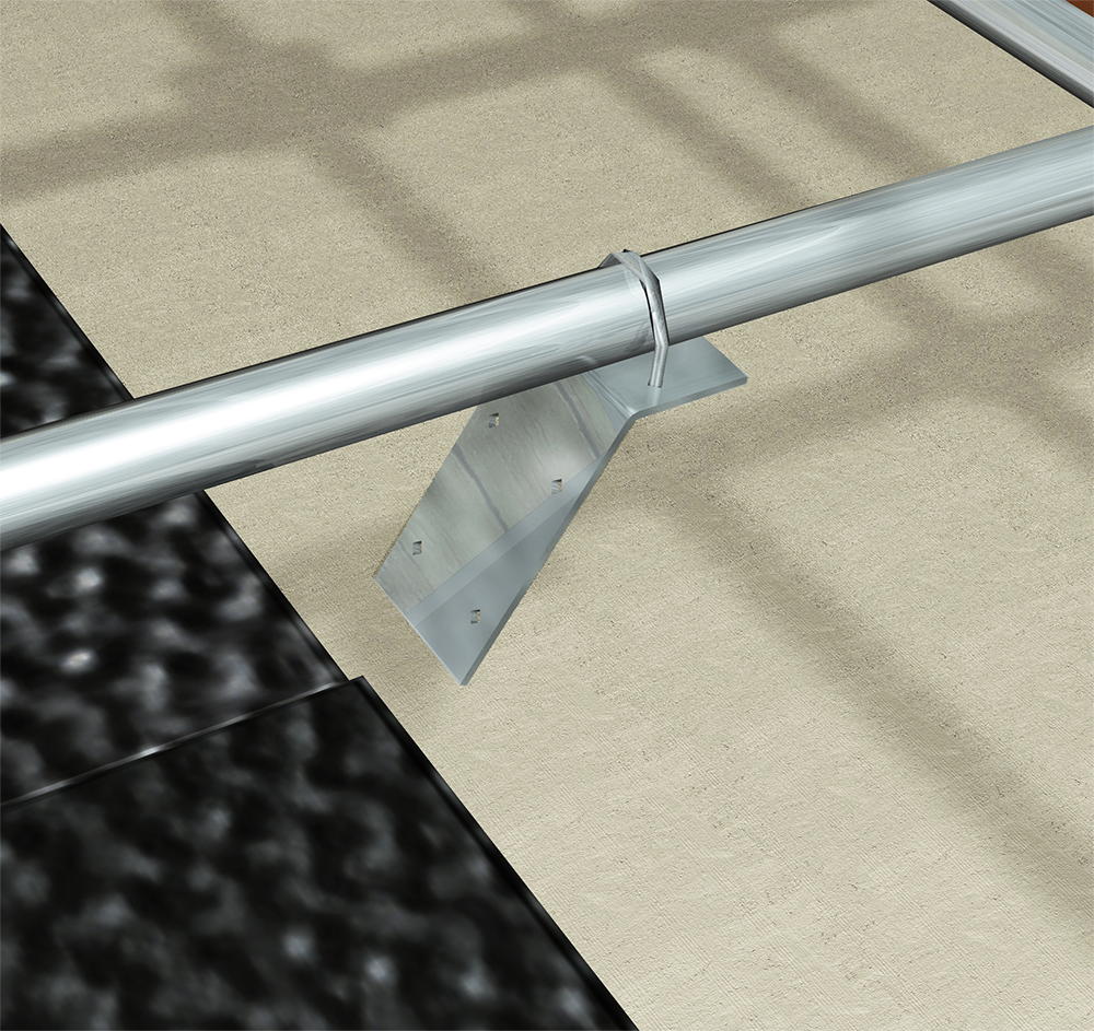 Bugbretthalter, mit Bügelschraube 1 1/2" x M10