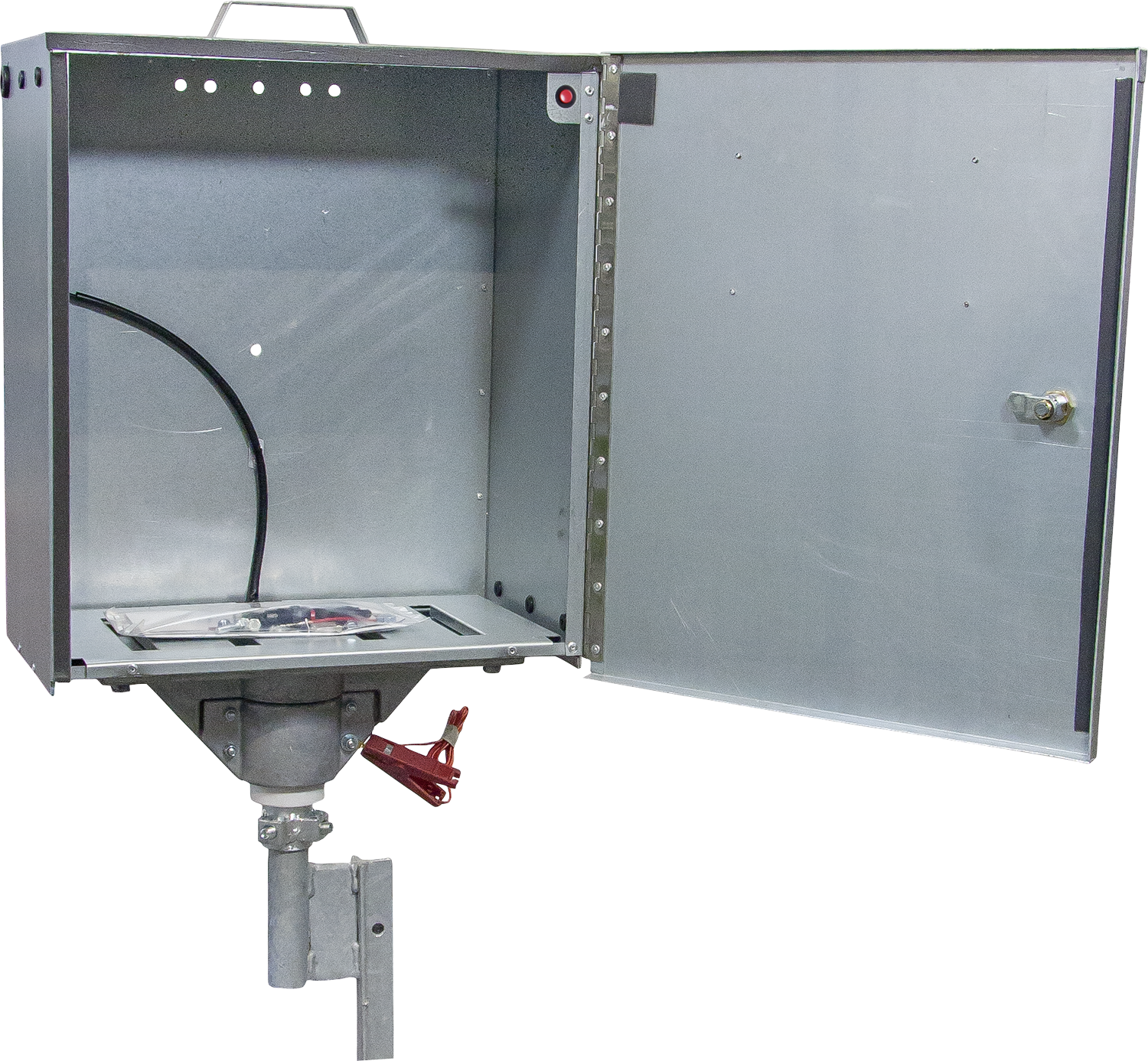 900301 Patura Elektrifizierte Sicherheitsbox für Weidezaungeräte (mit Aufstellpfahl)
