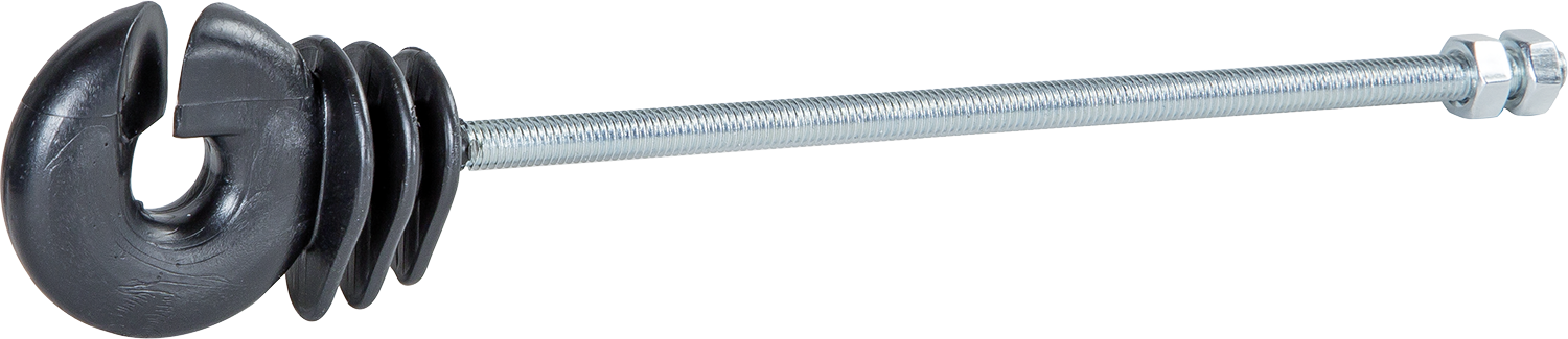 25 Stk. Ringisolator, Gewinde M6, Gewindelänge 150 mm