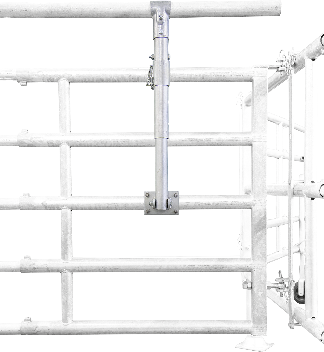 1 Stk. Halter für Zusatzrohr, für Abtrennungen und Tore R