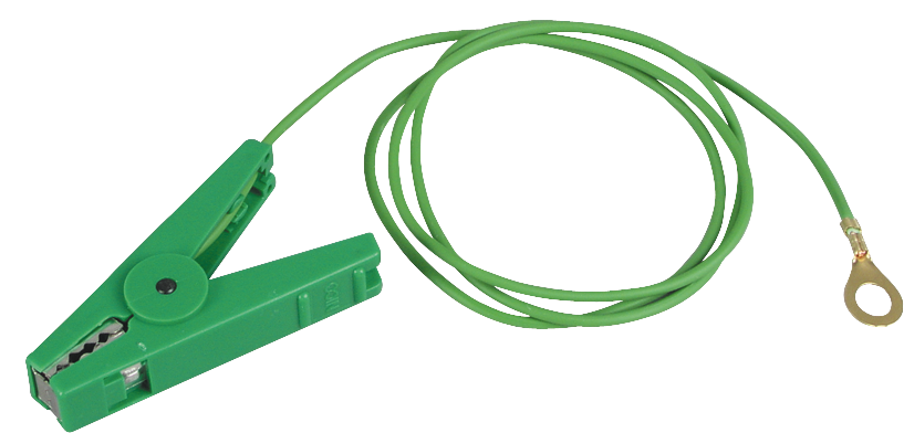 100501 Patura Erdanschlusskabel grün, 8 mm Ringöse
