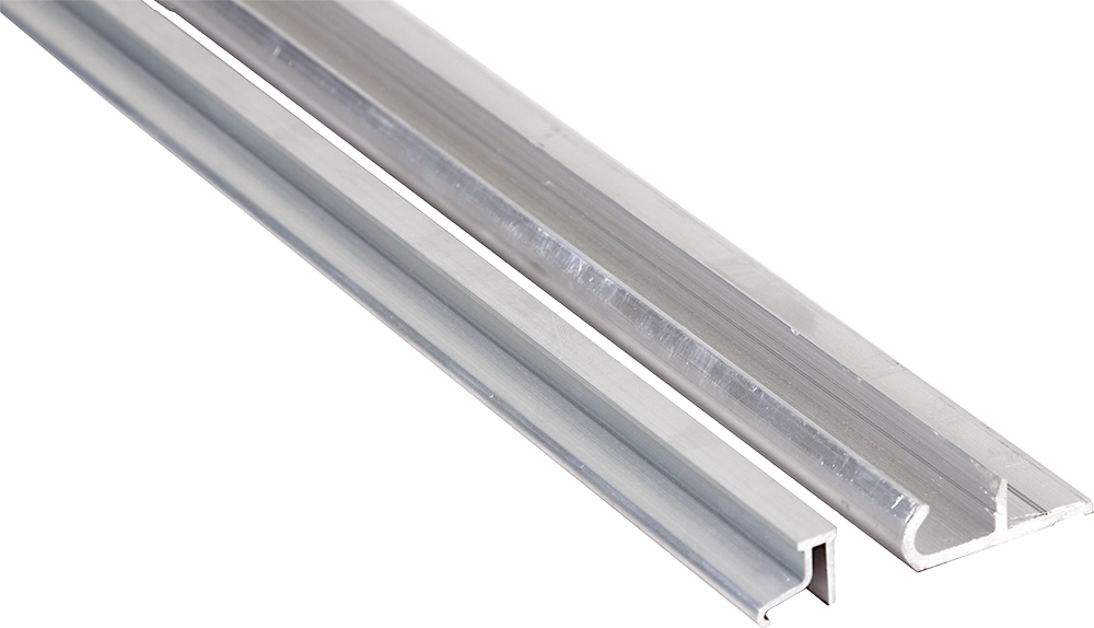 335009 Patura Aluminium-Montageprofil / Klemmprofil für Windschutznetze