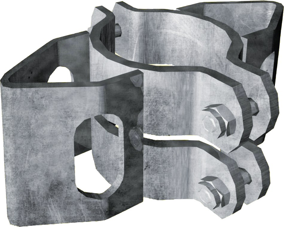 Schelle 102, 2 Riegelhalter RS, parallel