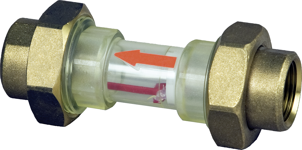 Durchflussanzeige, Anschluss 1"